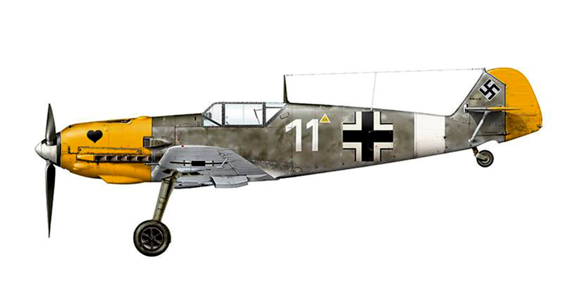 Messerschmitt Bf 109E7N 7.JG26 White 11 Theo Lindemann WNr 4139 Gazala 21st Aug 1941 0A