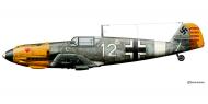 Asisbiz Messerschmitt Bf 109E7B 7.JG26 White 12 Joachim Muncheberg WNr 3826 Gela Sicily March 1941 0A