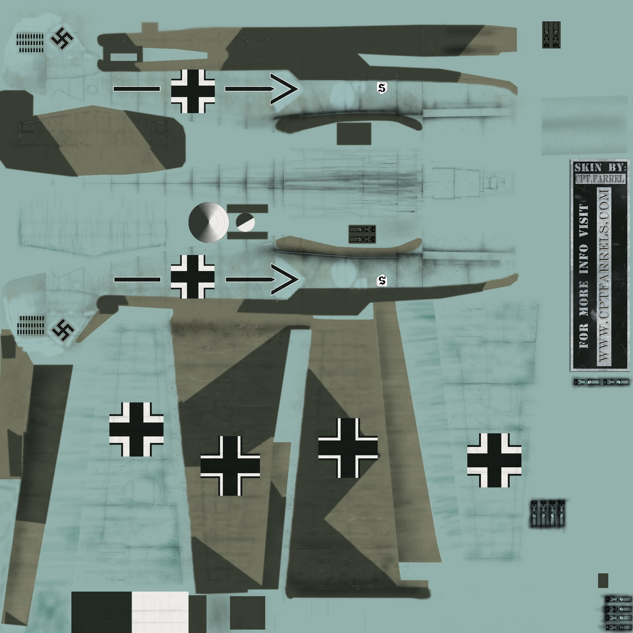 COD CF Bf 109E4 Stab JG26 Adolf Galland WNr 5398 France Aug 1940