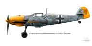 Asisbiz Messerschmitt Bf 109E4 Stab JG26 Adolf Galland WNr 5819 Audembert France Dec 1940 by Vladimir Kamsky 0A