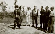 Asisbiz Aircrew Luftwaffe JG26 pilots left Heinz Gerhard Vogt and center right Adolf Glunz 1944 eBay 01