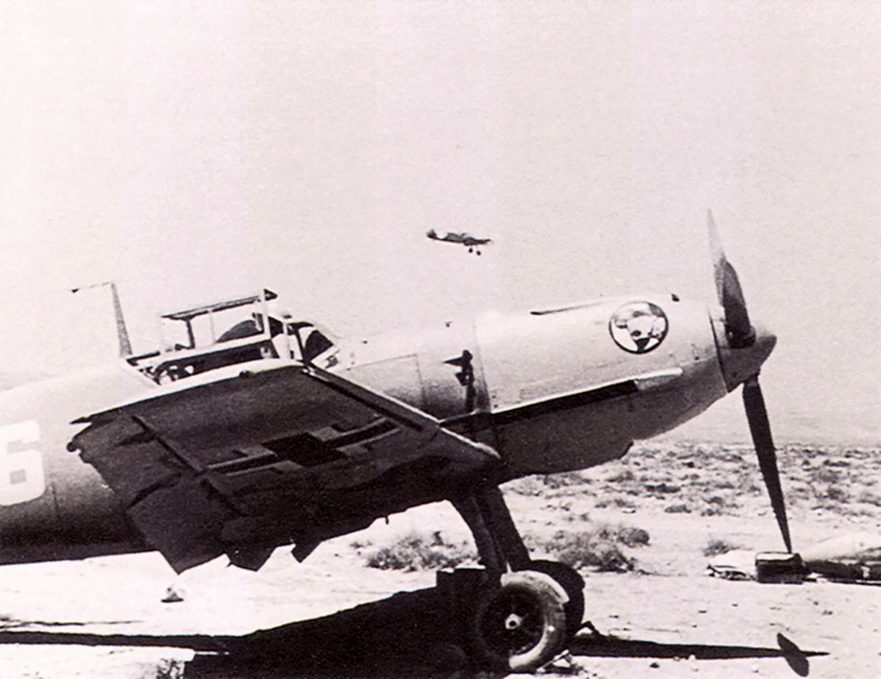 Messerschmitt Bf 109E7Trop 1.JG27 White 6 El Gazala Libya 1941 01