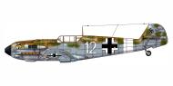 Asisbiz Messerschmitt Bf 109E4Trop 1.JG27 White 12 Sicily May 1941 0B