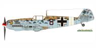 Asisbiz Messerschmitt Bf 109E7Trop 2.JG27 Black 8 Franz Elles Libya 1941 0A