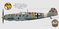 Asisbiz Messerschmitt Bf 109E7Trop 3.JG27 Yellow 4 unknown pilot Ain el Gazal Lybia July 1941 0A