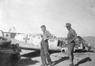 Asisbiz Messerschmitt Bf 109E7Trop 3.JG27 Yellow 6 belly landed North Africa 1941 web 02