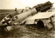 Asisbiz Messerschmitt Bf 109E3 2.JG27 Black 2 damaged France 1940 ebay 02