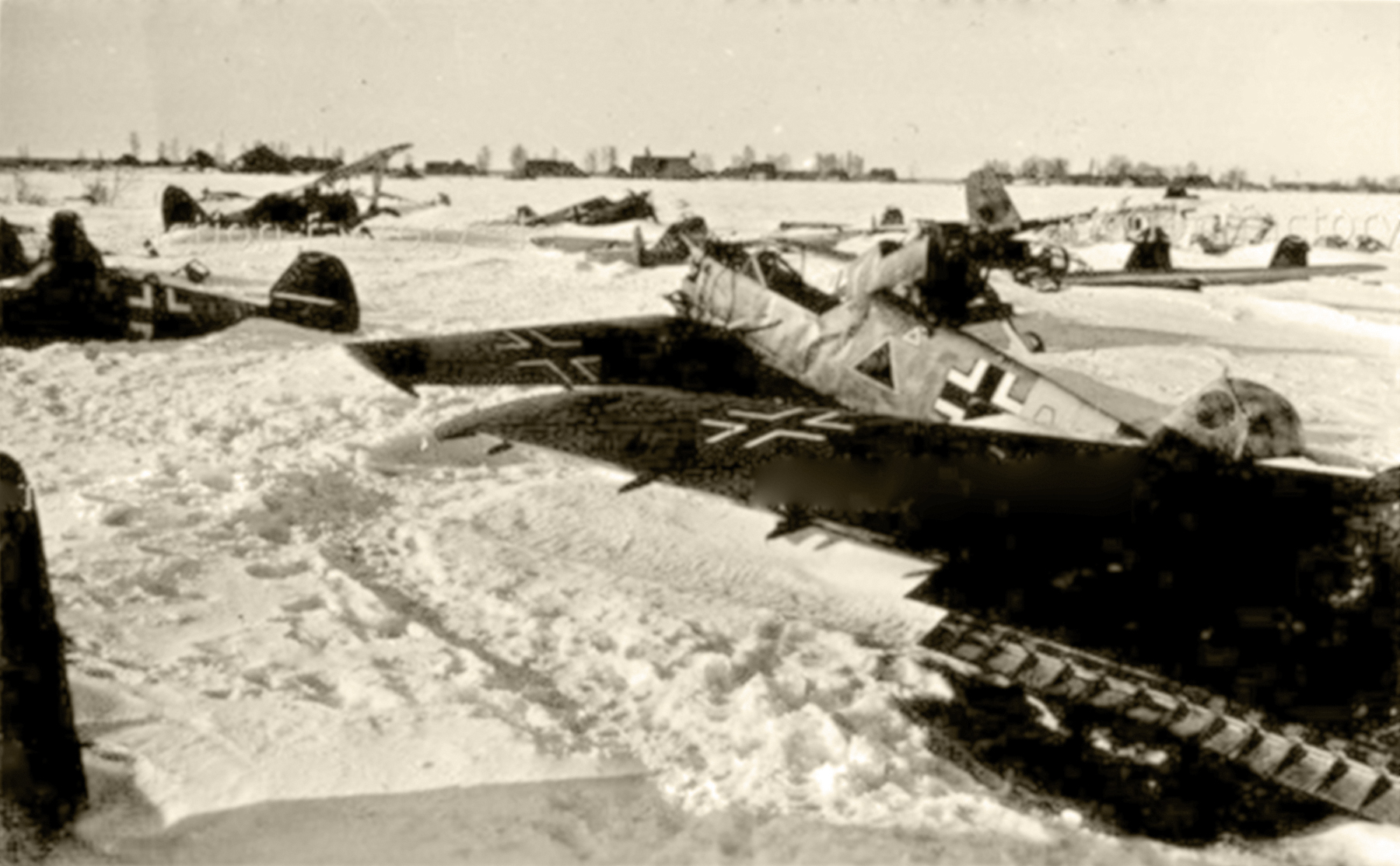 Ostfront Messerschmitt Bf 109E3 5.LG2 Red R WNr 3475 abandoned Ljuban Russia 1941 eBay 03