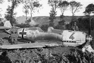 Asisbiz Messerschmitt Bf 109E4 9.JG27 Brown 4 Stkz CI+EX belly landed 1941 01