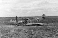 Asisbiz Messerschmitt Bf 109E7 7.JG27 White 5 force landed Staraya Russia 1941 eBay 02