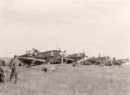Asisbiz Messerschmitt Bf 109E7 9.JG27 line up 1941 eBay 01