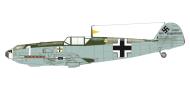 Asisbiz Messerschmitt Bf 109E3 7.JG27 White 1 Wilhelm Balthasar CO Carquebut France July 1940 0A