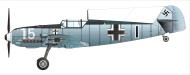 Asisbiz Messerschmitt Bf 109E3 7.JG27 White 15 Carquuebut France July 1940 0B