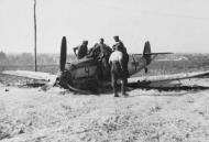 Asisbiz Messerschmitt Bf 109E4 8.JG27 Black 9 belly landed France 1940 01