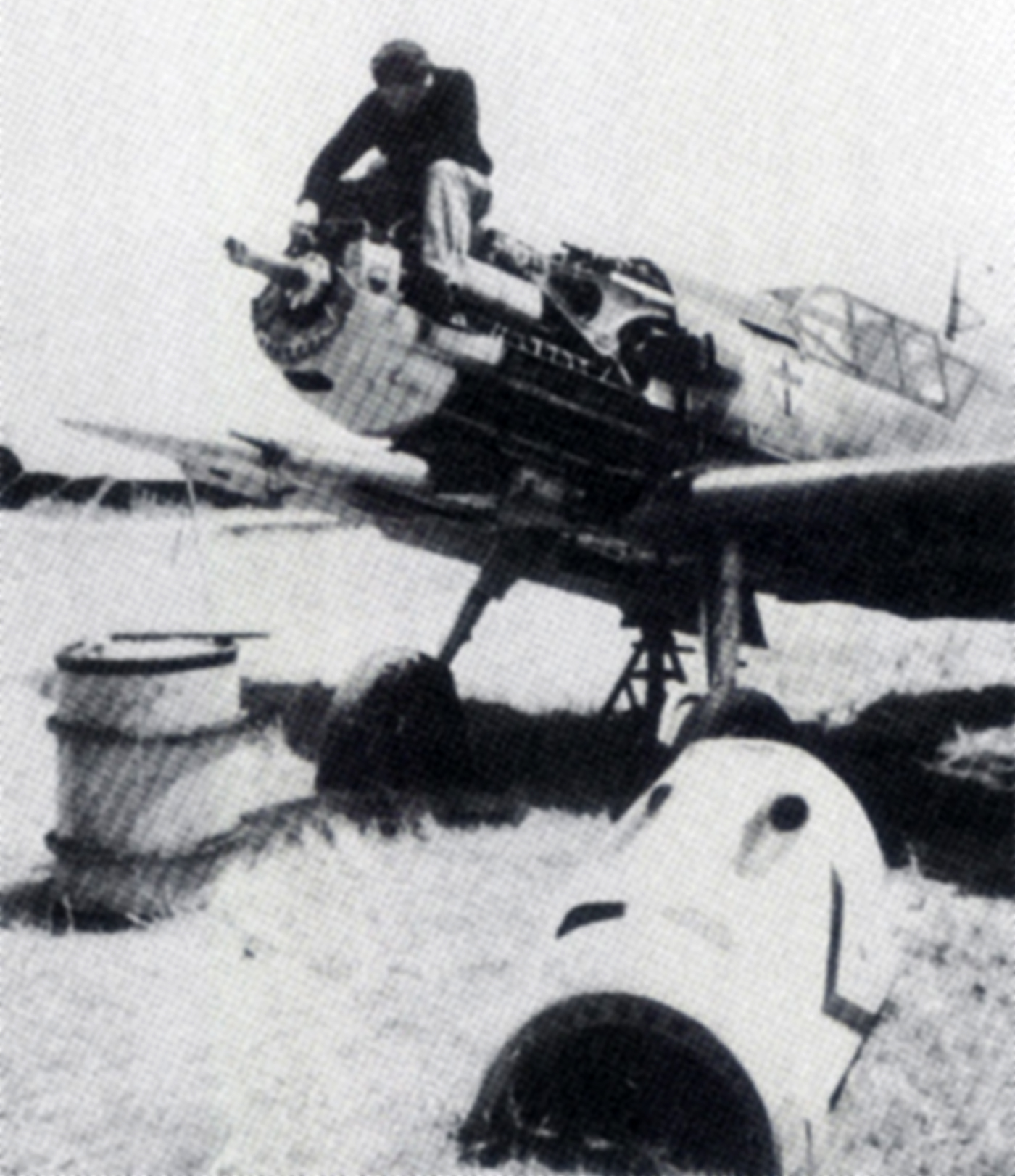 Messerschmitt Bf 109E4 Stab III.JG27 Max Dobislav Greece April 1941 02