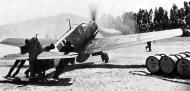 Asisbiz Messerschmitt Bf 109E Stab JG27 become stuck in the sand while trying to taxi Sicily to North Africa 1941 01