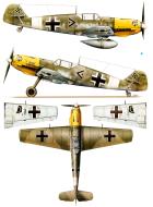 Asisbiz Messerschmitt Bf 109E7Trop Stab I.JG27 Eduard Neumann El Gazala April 1941 Kagero 15007