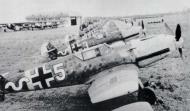 Asisbiz Messerschmitt Bf 109E1B 1.JG28 White 5 and 3 line up Kabaracie AF Rumania Sep 1941 01