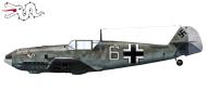 Asisbiz Messerschmitt Bf 109E4 1.JG3 White 6 Heinz Schnabel WNr 1985 crash landed Kent 5th Sep 1940 0B