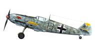 Asisbiz Messerschmitt Bf 109E4 2.JG3 Black 13 Helmut Tiedmann shot down Kent 18th Aug 1940 0A