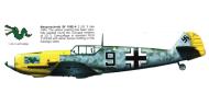 Asisbiz Messerschmitt Bf 109E4 2.JG3 Black 9 Colombert France Oct 1940 0A