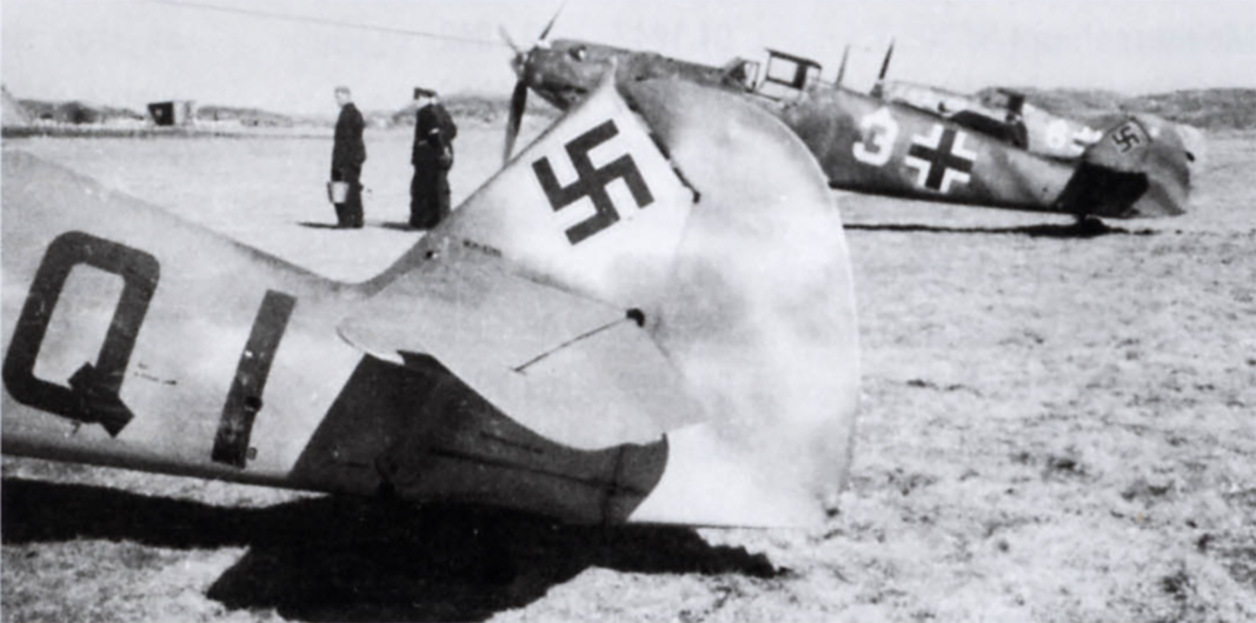 Messerschmitt Bf 109E7R3 Stkz GA+QI WNr 4219 after delivery to 1.JG5 in Norway May 1942 03
