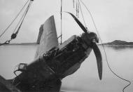 Asisbiz Messerschmitt Bf 109E7 3.JG5 Otto Jahn aircraft being salvaged 04