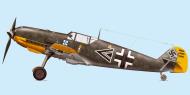 Asisbiz Messerschmitt Bf 109E7 Stab III.JG5 Gunther Scholz Petsamo Finland 1942 0A