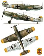 Asisbiz Messerschmitt Bf 109E3 5.JG51 Black 1 Horst Tietzen shot down 16th Aug 1940 Kagero 15016