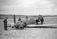 Asisbiz Messerschmitt Bf 109E4 6.JG51 Yellow 10 WNr 5587 Fritz Beeck sd over Kent 24th Aug 1940 IWM HU73432