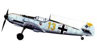 Asisbiz Messerschmitt Bf 109E3 9.JG51 Yellow 13 Karl Heinz Schnell belly landed Calais France 13th Aug 1940 0A