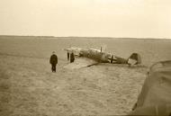 Asisbiz Messerschmitt Bf 109E 3.JG52 Yellow 4 landing mishap France 1940 ebay 01