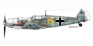 Asisbiz Messerschmitt Bf 109E3 3.JG52 Yellow 15 Kurt Wolff crash landed France 30th Aug 1940 0B