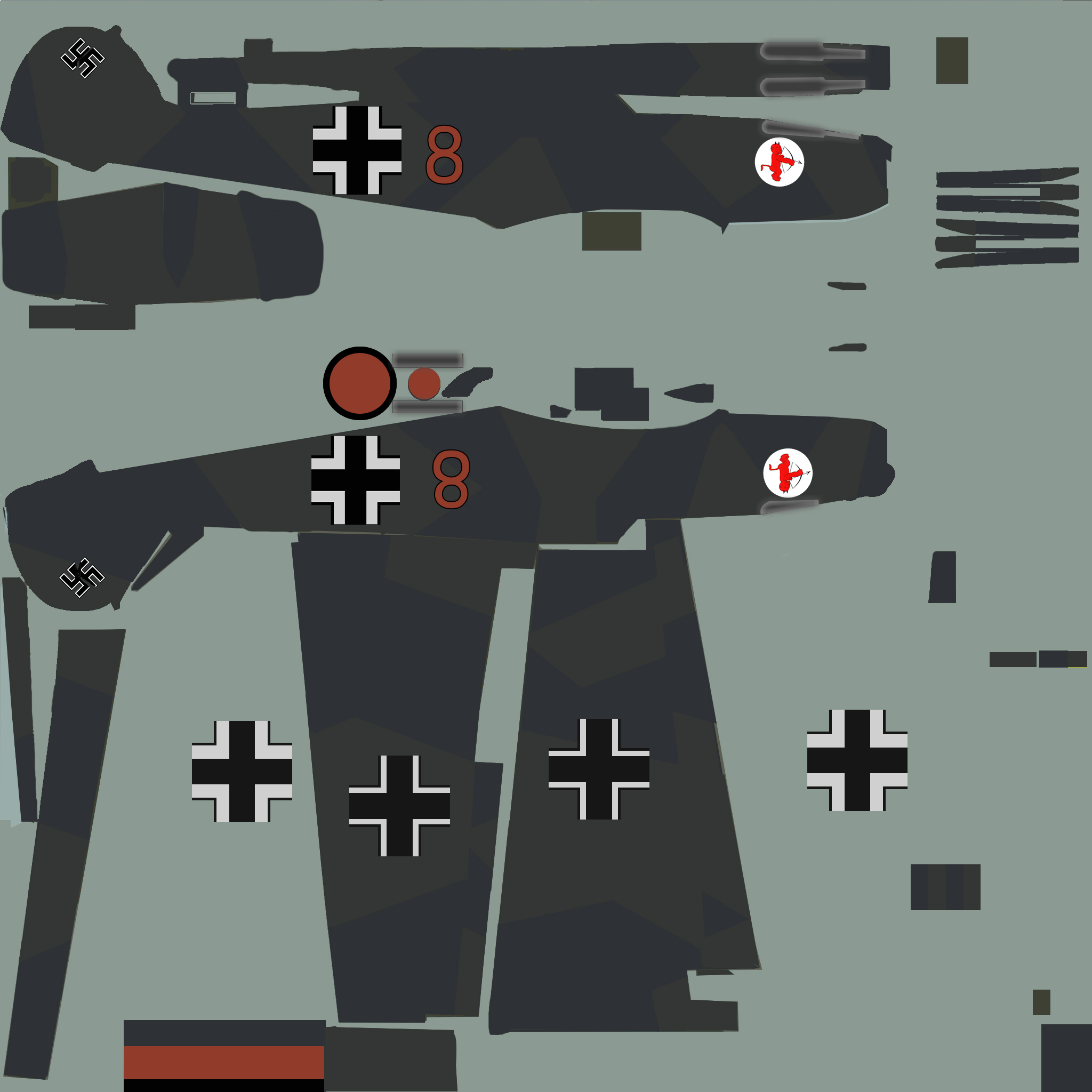 COD asisbiz Bf 109E1 5.JG52 Red 8 Germany 1939