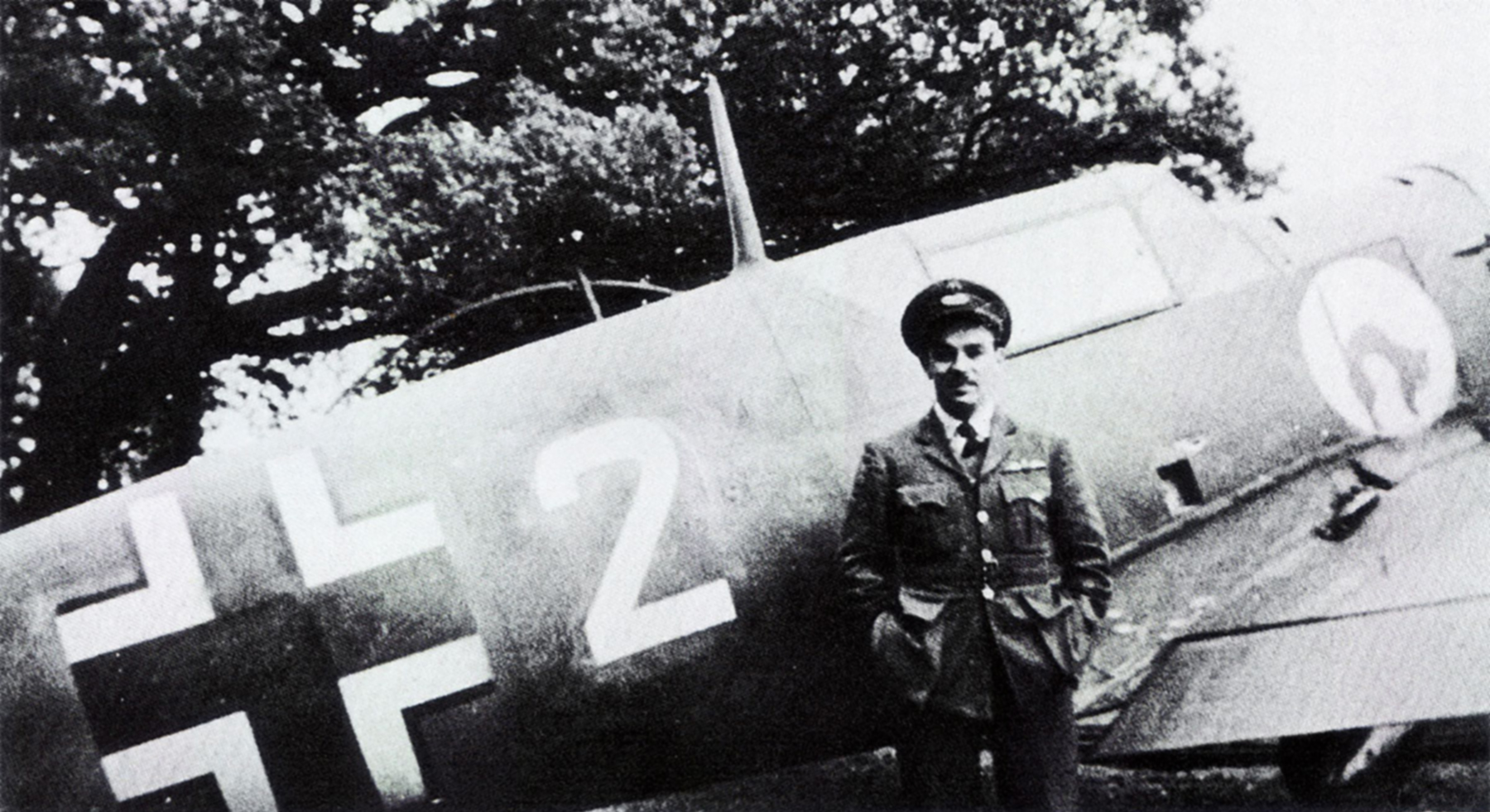 Messerschmitt Bf 109E1 4.JG52 White 2 Erich Mummert crash landed Detling 1940 02