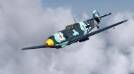 Asisbiz COD asisbiz Bf 109E1 5.JG52 Red 1 August Wilhelm Schumann on patrol V03