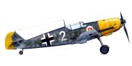 Asisbiz Messerschmitt Bf 109E1 4.JG52 White 2 Paul Boche WNr 3465 crash landed Essex 8th Oct 1940 0A