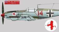 Asisbiz Messerschmitt Bf 109E1 5.JG52 Red 14 Leo Zaunbracher WNr 3367 Laon Couvon France 12th Aug 1940 0D