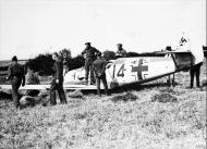 Asisbiz Messerschmitt Bf 109E1 5.JG52 Red 14 Leo Zaunbracher WNr 3367 shot down Lewes 12th Aug 1940 IWM HU73928