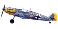 Asisbiz Messerschmitt Bf 109E1 6.JG52 Yellow 2 Ulrich Steinhilper Calais France Sep 1940 0A