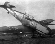 Asisbiz Messerschmitt Bf 109E3 4.JG52 White 3 landing accident early 1940 01