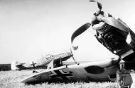 Asisbiz Messerschmitt Bf 109E4 5.JG52 Black 11 with red bar at Fiennes France Sep 1940 01