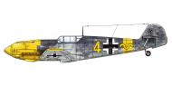 Asisbiz Messerschmitt Bf 109E7 9.JG52 Yellow 4 Hermann Graf Pipera Bucharest 1940 0A