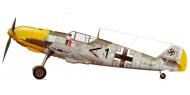 Asisbiz Messerschmitt Bf 109E4 Stab I.JG52 Chevron Black 1 France 1940 41 0A
