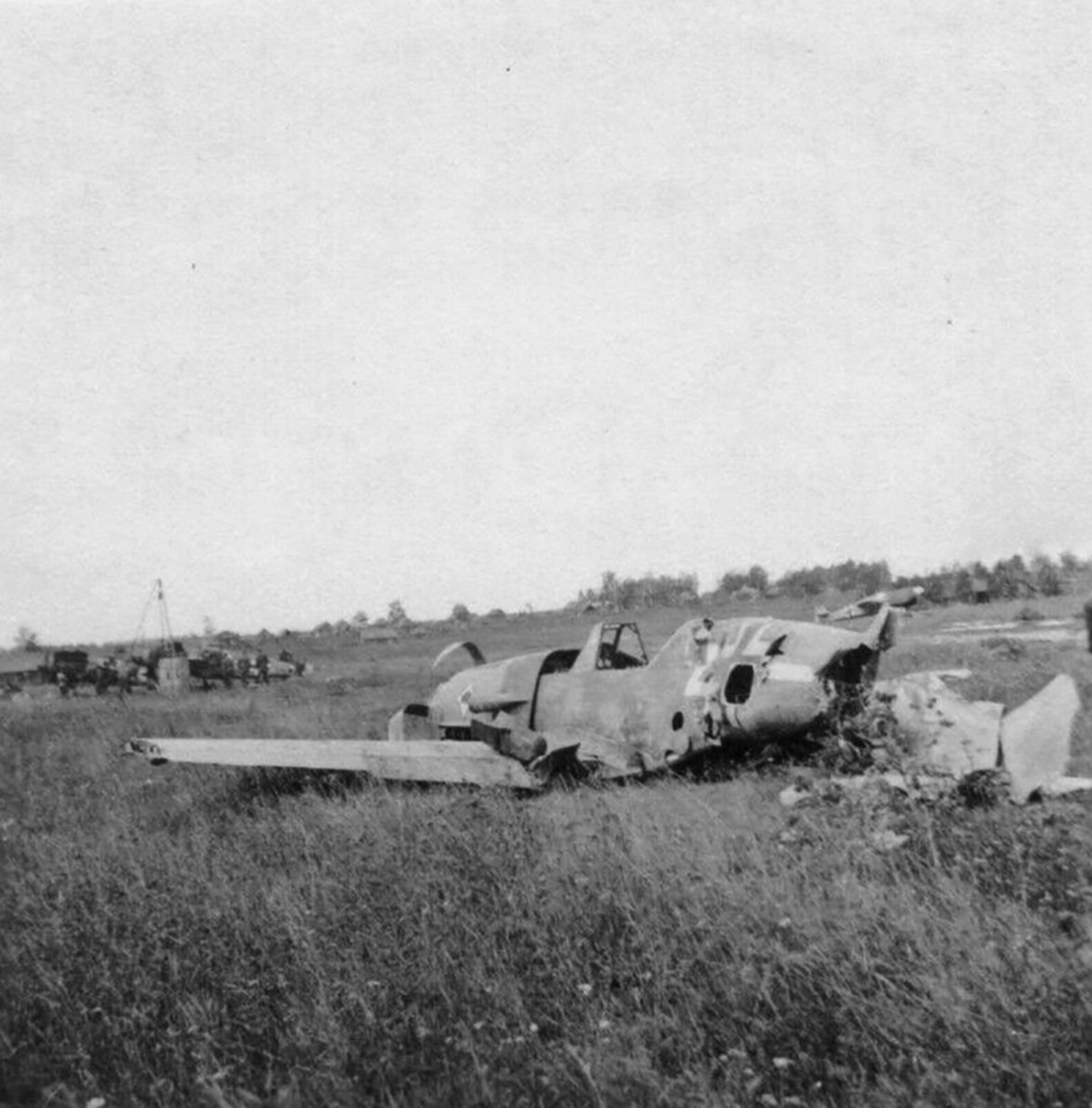 Messerschmitt Bf 109F2 4.JG53 White 4 crash site Russia 1941 eBay 01