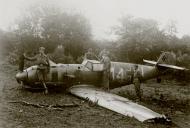 Asisbiz Messerschmitt Bf 109E1 7.JG53 White 14 belly landed Lannion Brittany 28th July 1940 01