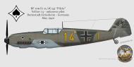 Asisbiz Messerschmitt Bf 109E1 9.JG53 Yellow 14 unknown pilot Griesheim Germany May 1940 0A