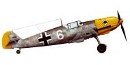 Asisbiz Messerschmitt Bf 109E4 7.JG53 White 6 Herbert Schramm France Nov 1940 0A