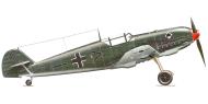 Asisbiz Messerschmitt Bf 109E3 Stab JG52 Chevron Red 2 flown by Hermann Neuhoff WNr 878 Germany Oct 1939 0A