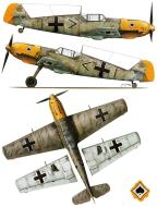 Asisbiz Messerschmitt Bf 109E4 Stab III.JG53 Erich Schmidt Etaples France 1940 Kagero 15016